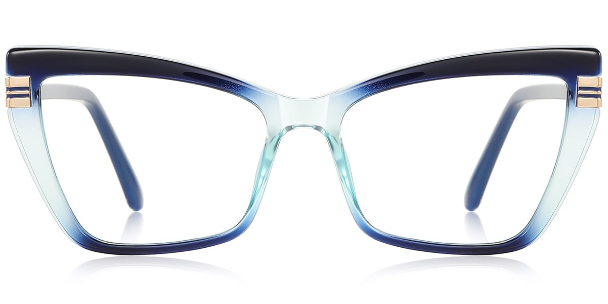 Rectangle Reading Glasses gradient_blue