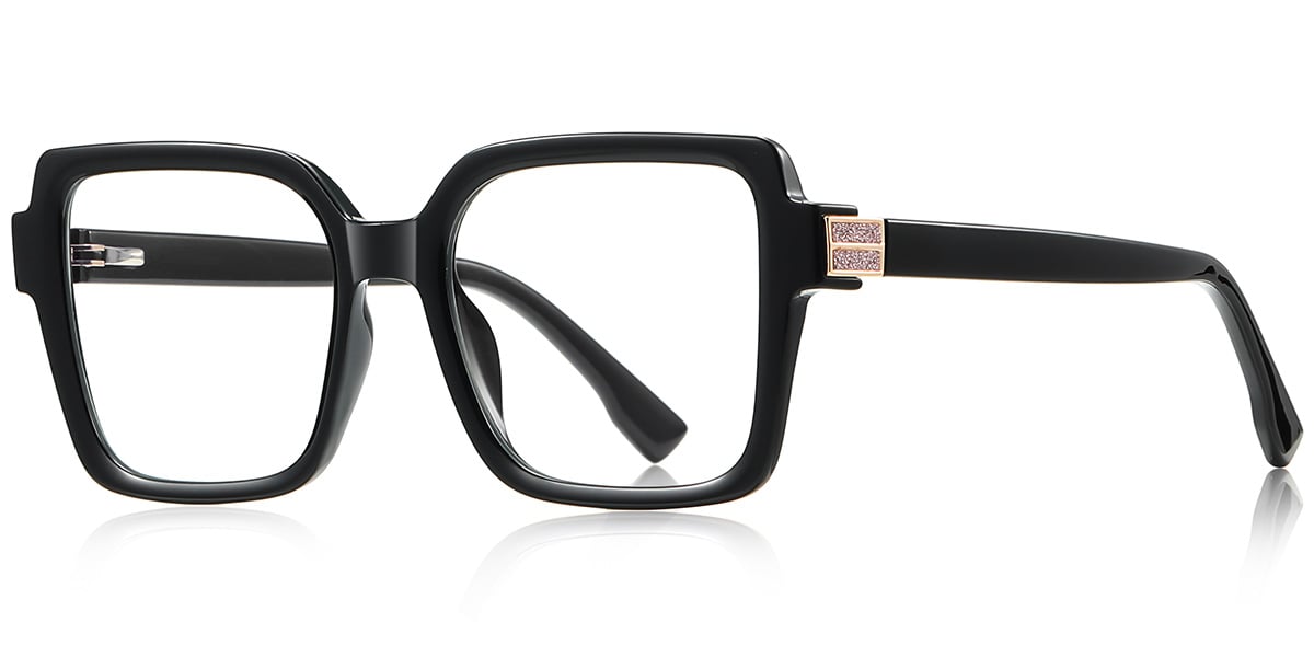 Square Reading Glasses black