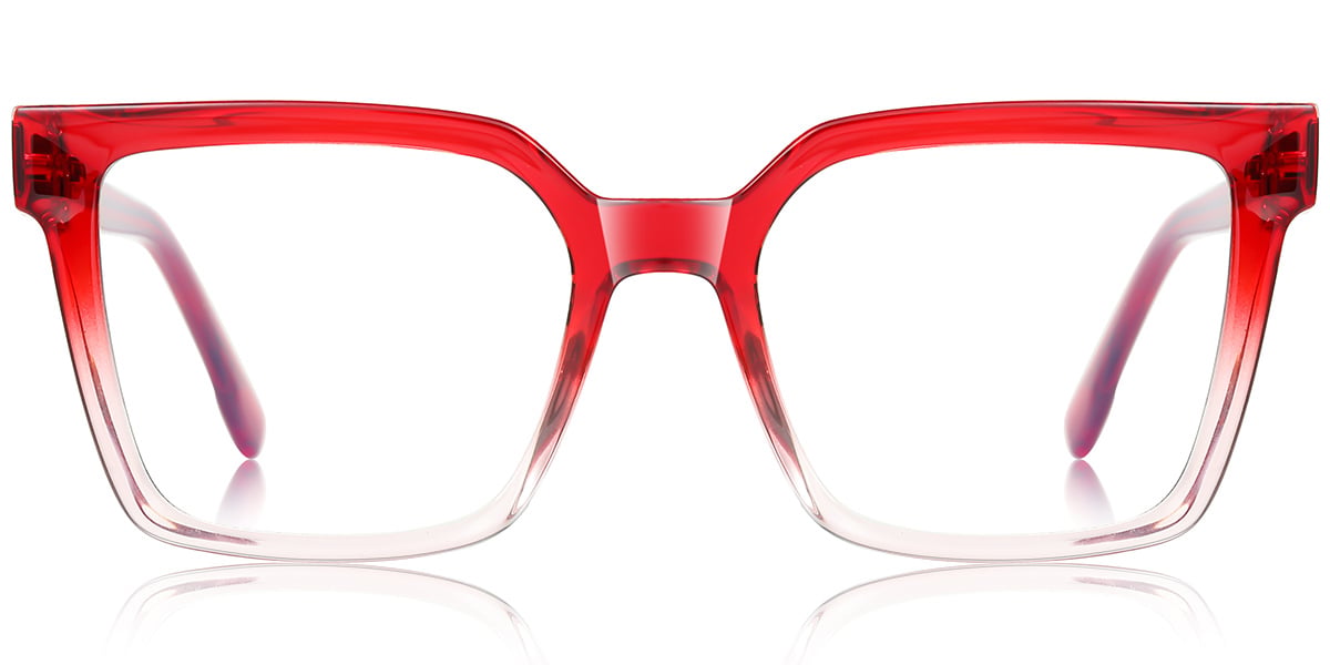 Square Reading Glasses gradient_red