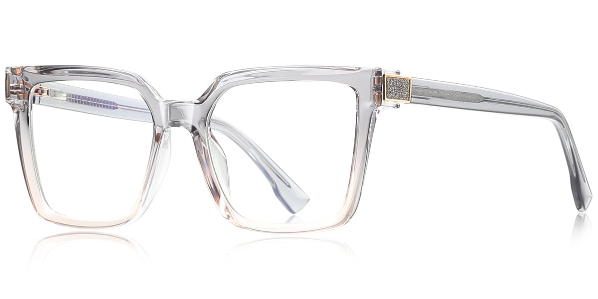 Square Reading Glasses gradient_grey