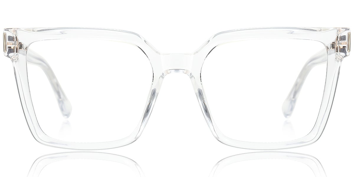 Square Reading Glasses translucent
