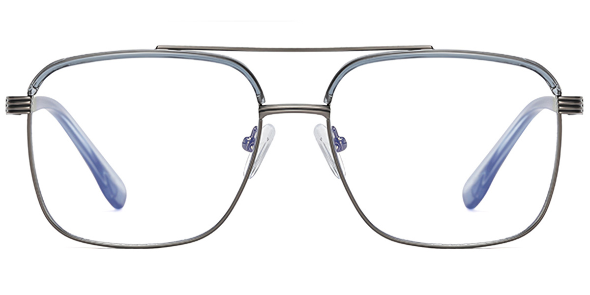 Aviator Reading Glasses translucent-blue