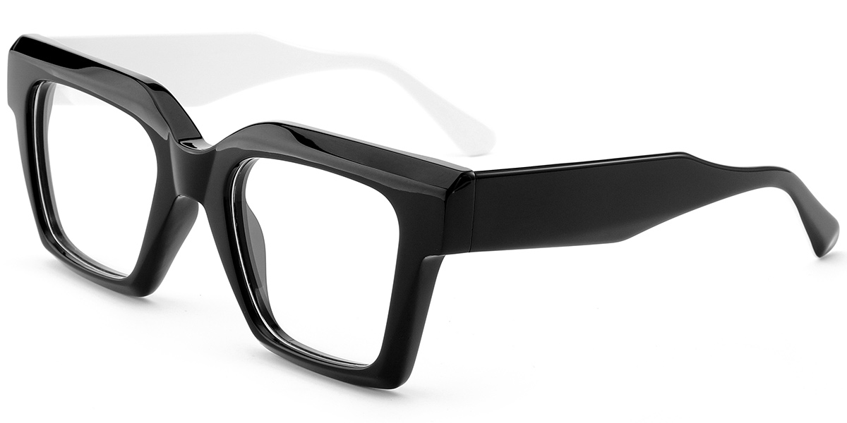 Acetate Square Reading Glasses black