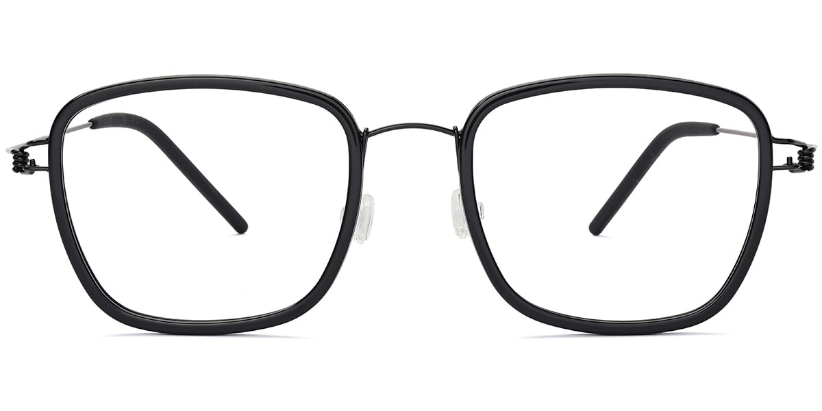 Acetate Square Reading Glasses black