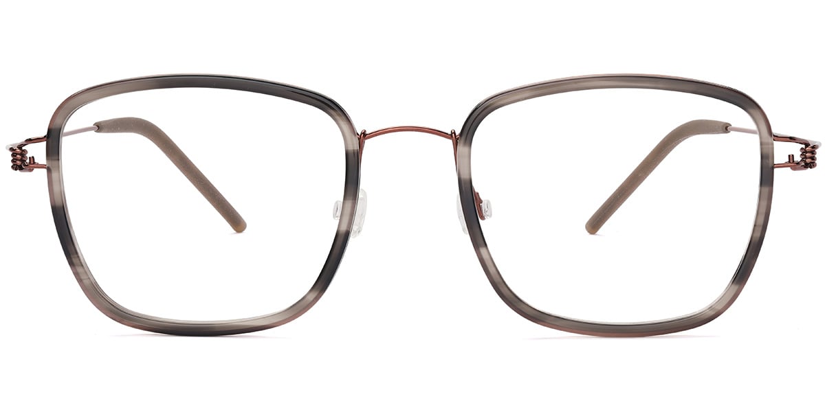 Acetate Square Reading Glasses pattern-grey