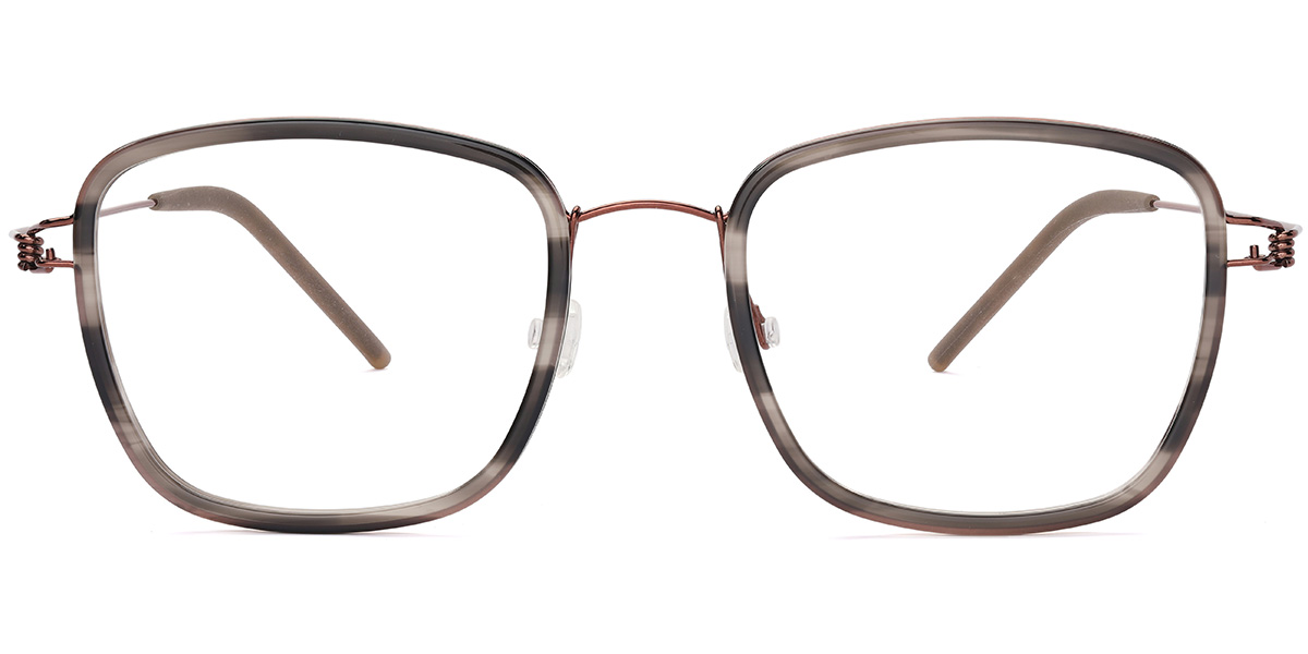 Acetate Square Reading Glasses pattern-grey