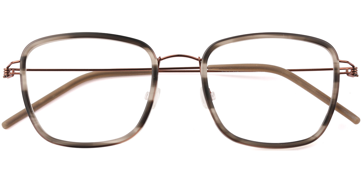 Acetate Square Reading Glasses pattern-grey