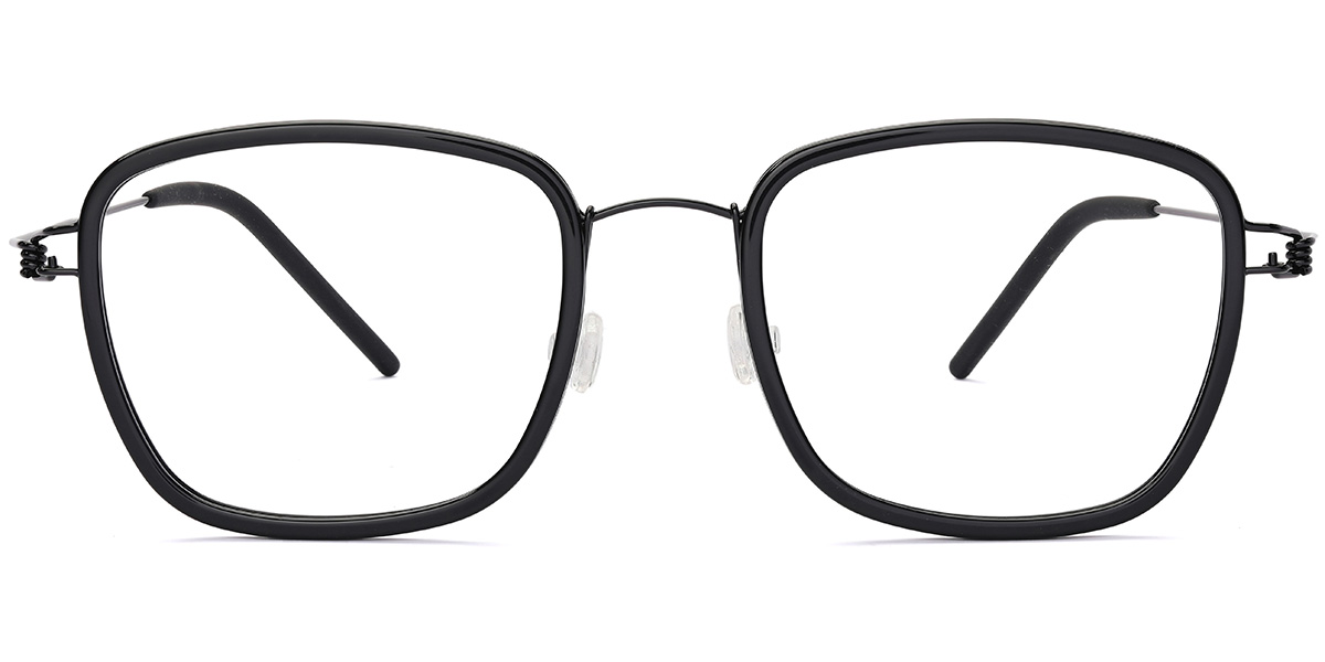 Acetate Square Reading Glasses black