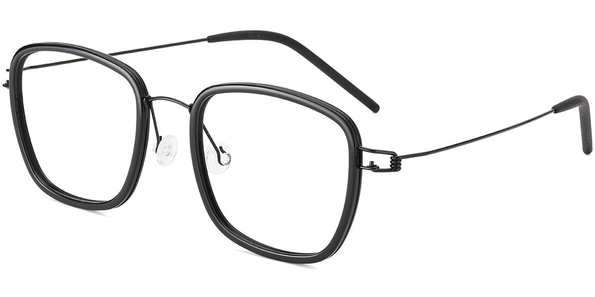 Acetate Square Reading Glasses black