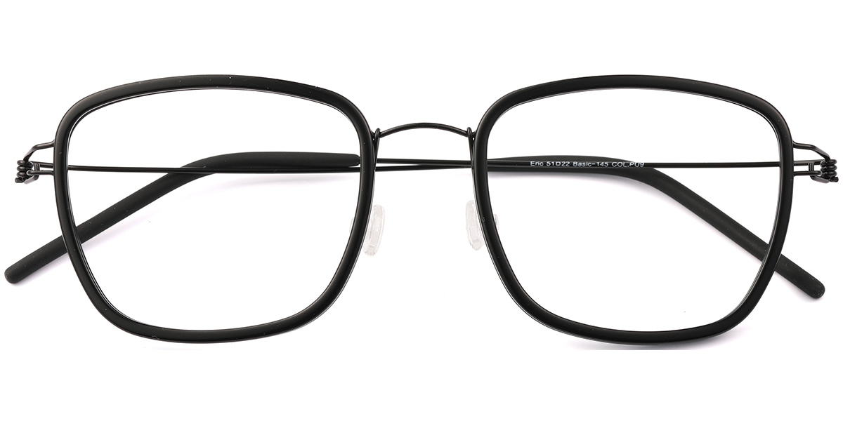 Acetate Square Reading Glasses black