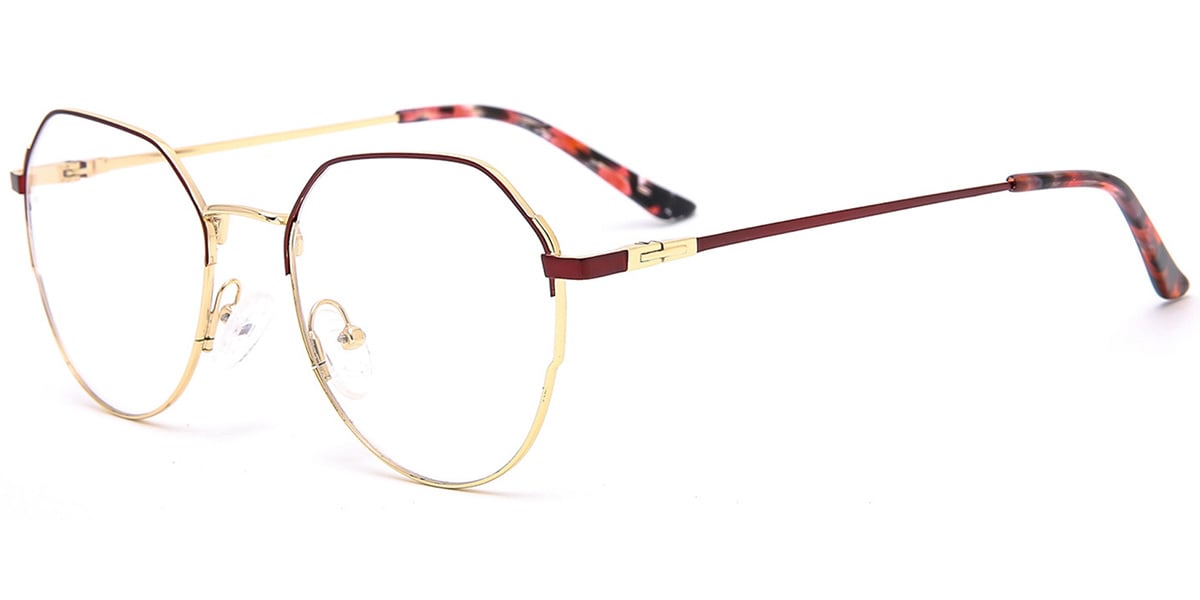 Acetate Oval Reading Glasses red