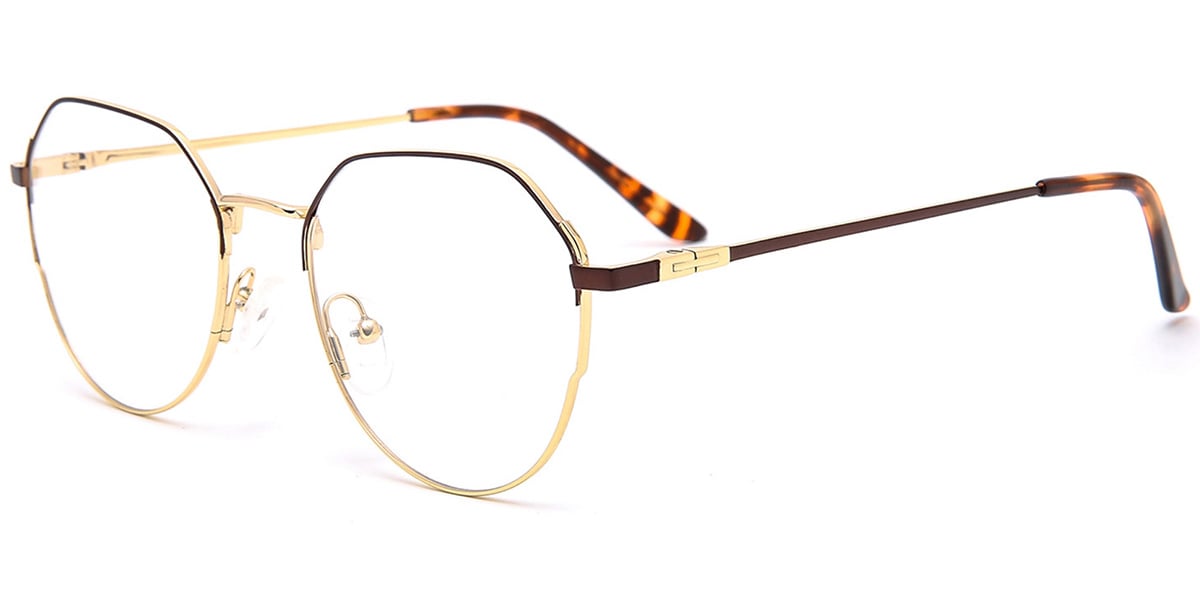 Acetate Oval Reading Glasses brown