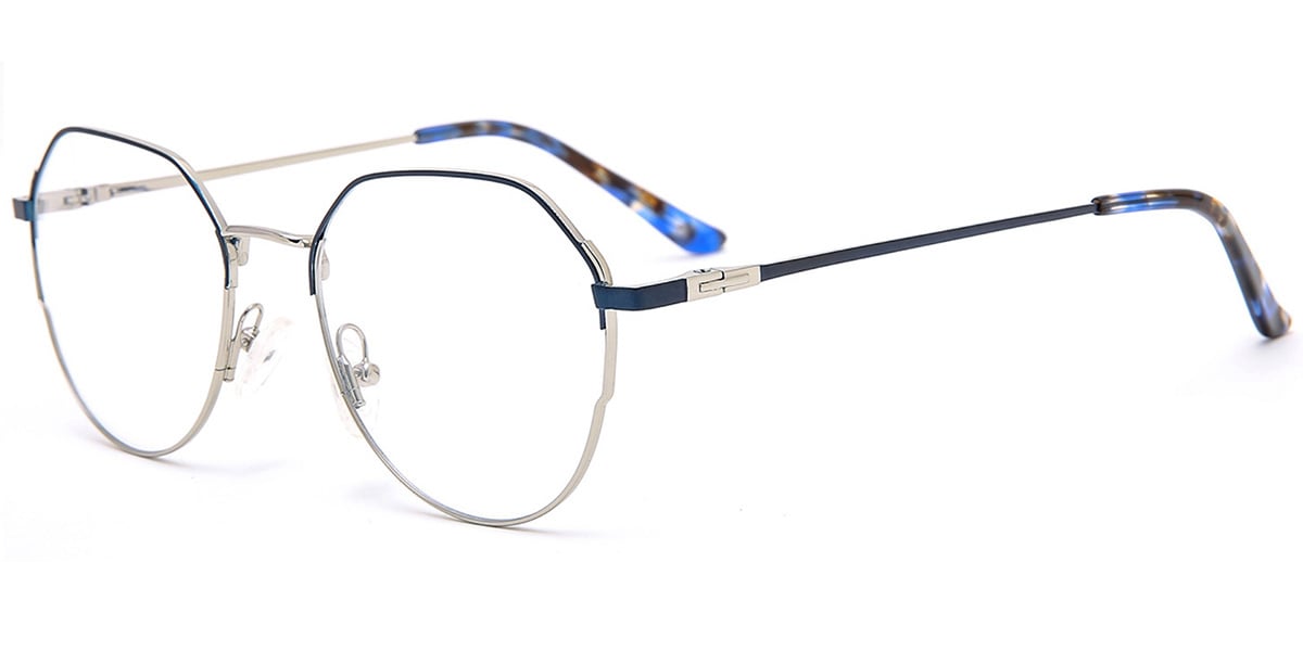 Acetate Oval Reading Glasses blue