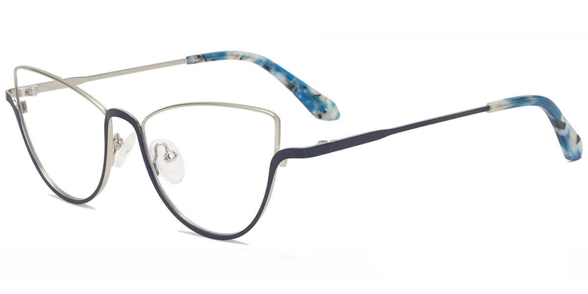 Acetate Cat Eye Reading Glasses blue