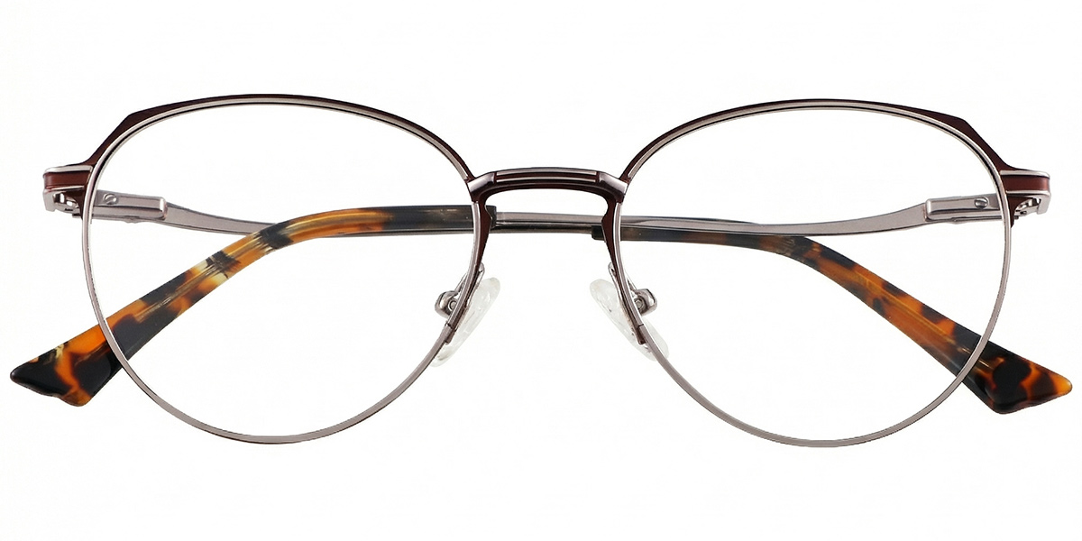Acetate Oval Reading Glasses brown