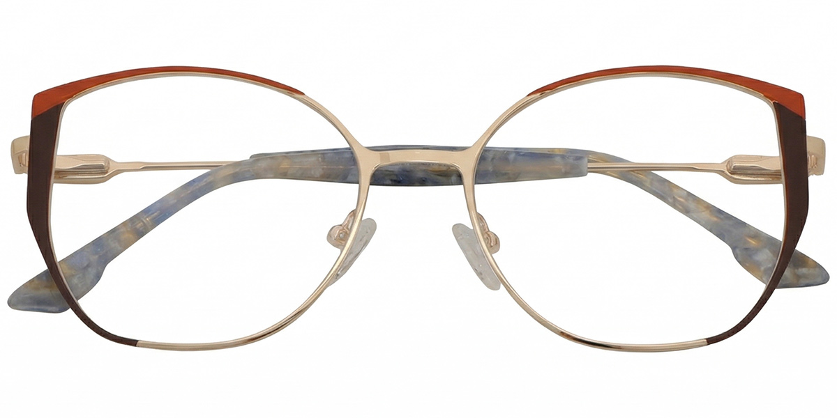 Acetate Round Geometric Reading Glasses RF8865