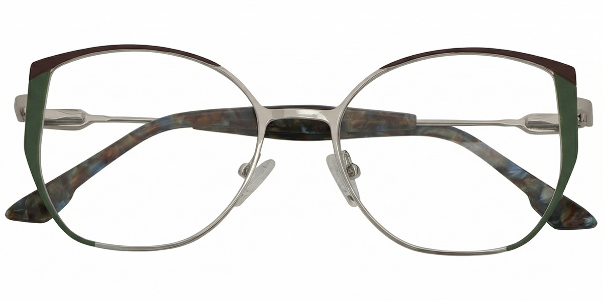Acetate Round Geometric Reading Glasses RF8865