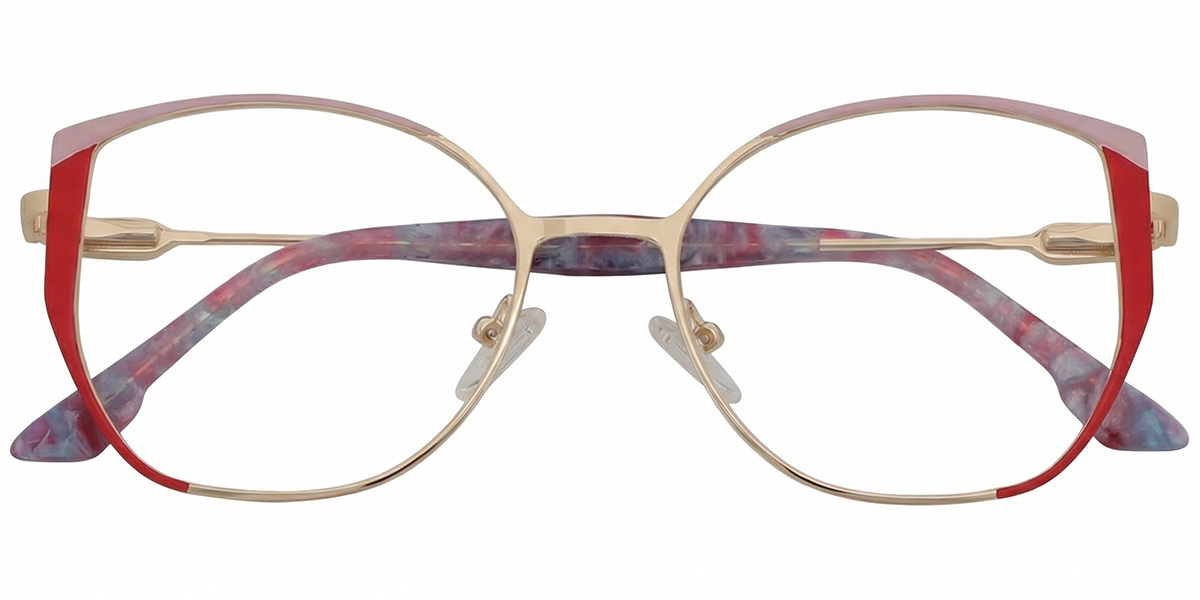 Acetate Round Geometric Reading Glasses RF8865