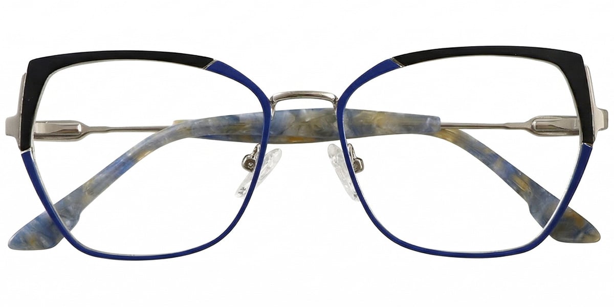 Acetate Square Geometric Reading Glasses RF8866