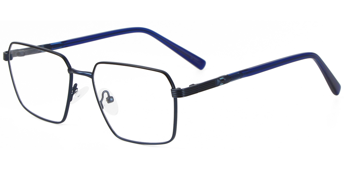Acetate Square Reading Glasses blue