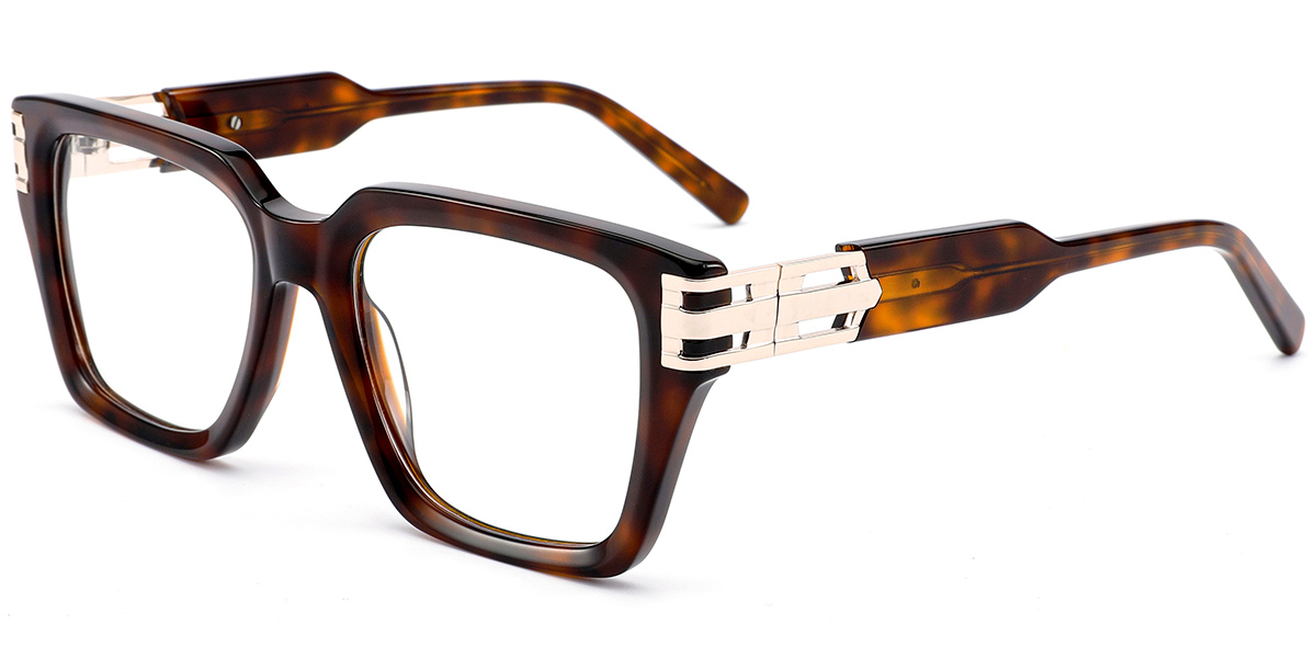 Acetate Square Reading Glasses tortoiseshell