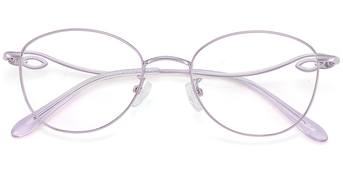Acetate Oval Reading Glasses purple