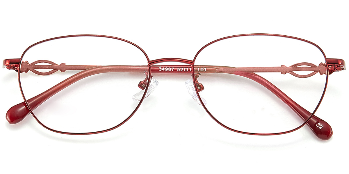 Acetate Oval Reading Glasses wine_red