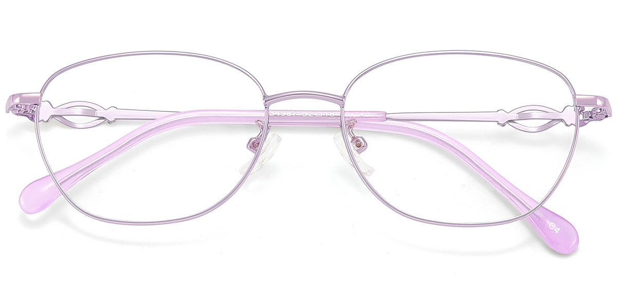 Acetate Oval Reading Glasses purple