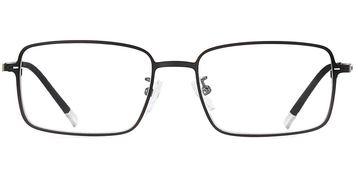 Acetate Rectangle Reading Glasses black