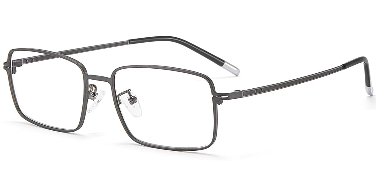 Acetate Rectangle Reading Glasses grey