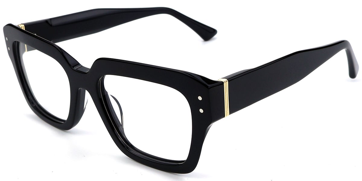 Acetate Square Reading Glasses black