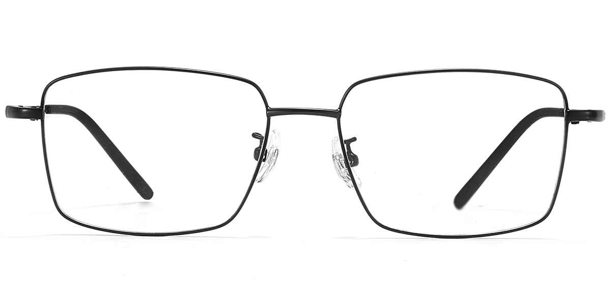Acetate Rectangle Reading Glasses black