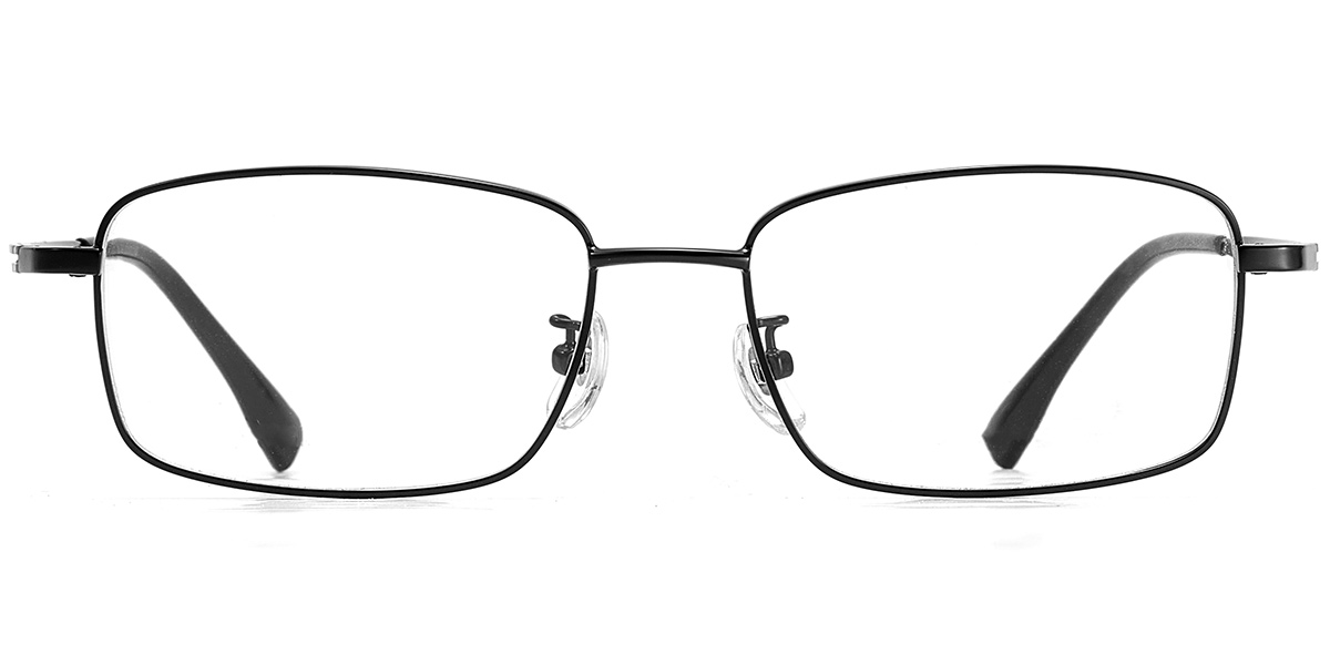 Acetate Rectangle Reading Glasses black
