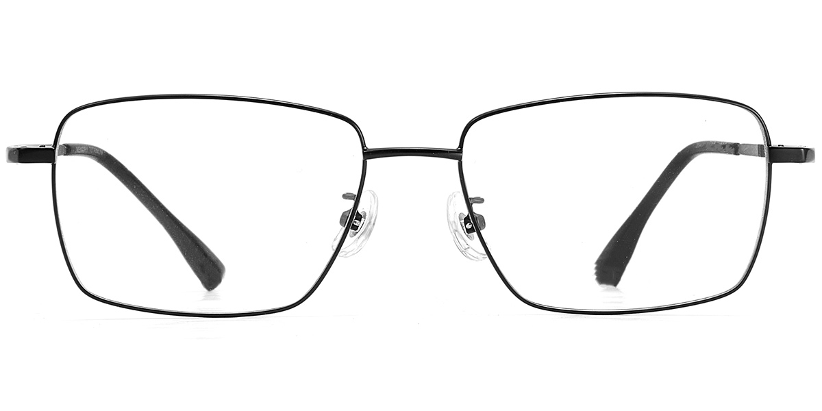Acetate Rectangle Reading Glasses black