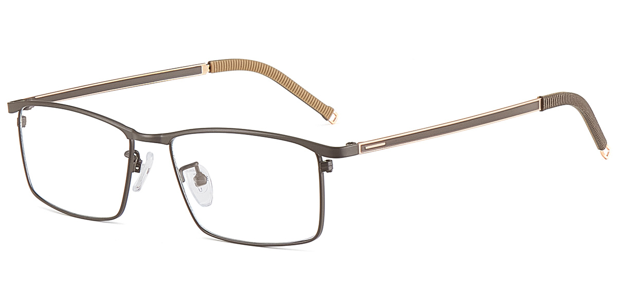 Rectangle Reading Glasses brown
