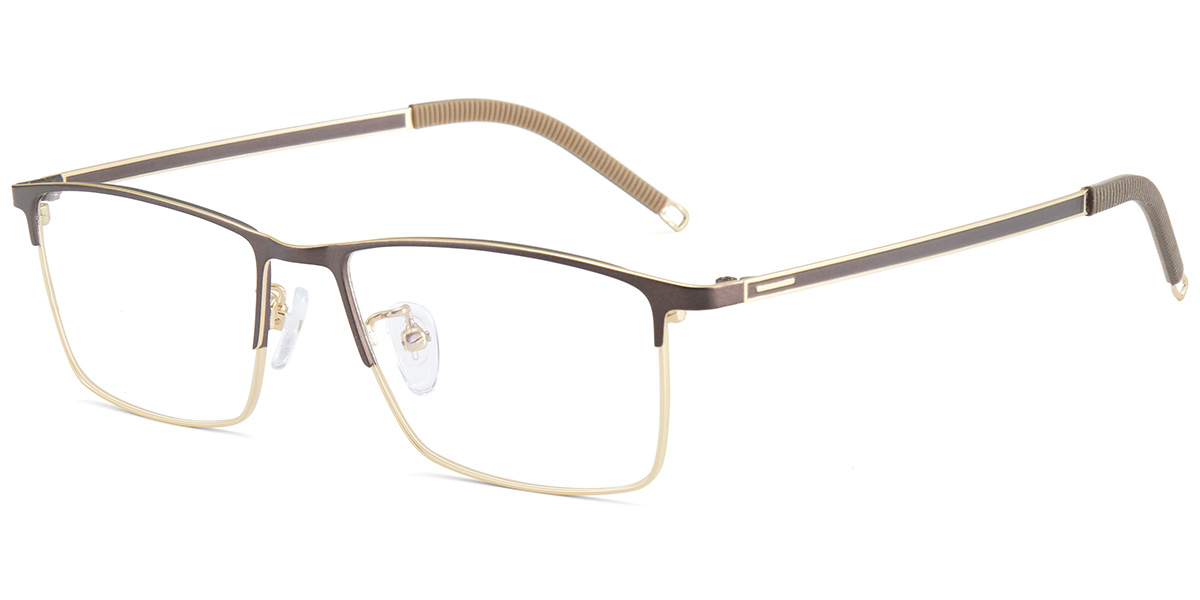 Rectangle Reading Glasses brown