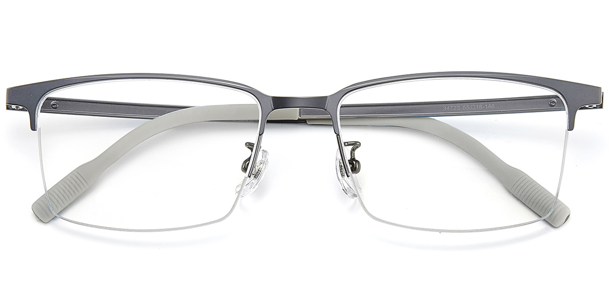 Rectangle Reading Glasses grey