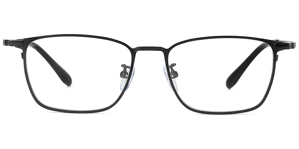 Acetate Rectangle Reading Glasses black