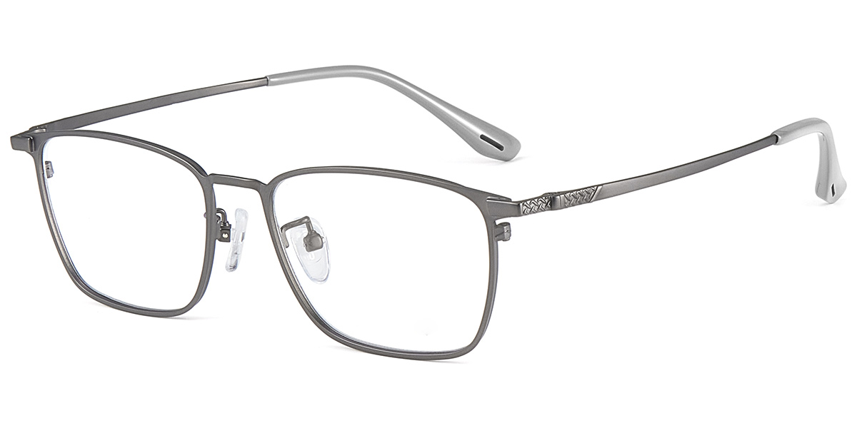 Acetate Rectangle Reading Glasses grey