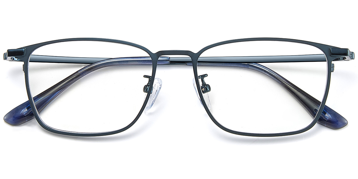 Acetate Rectangle Reading Glasses blue