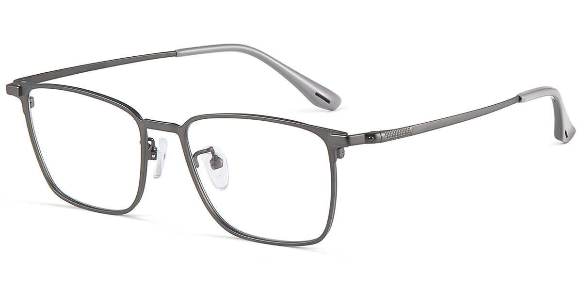 Acetate Square Reading Glasses grey