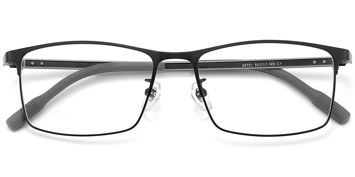 Rectangle Reading Glasses black