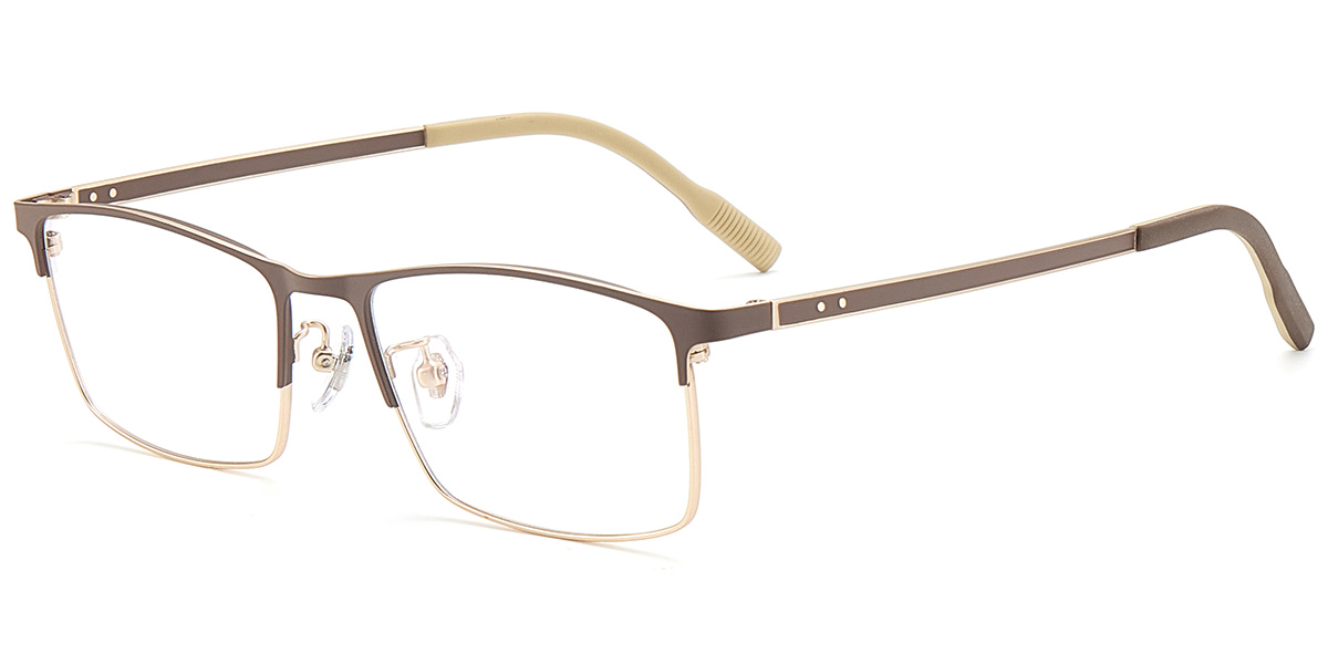 Rectangle Reading Glasses brown