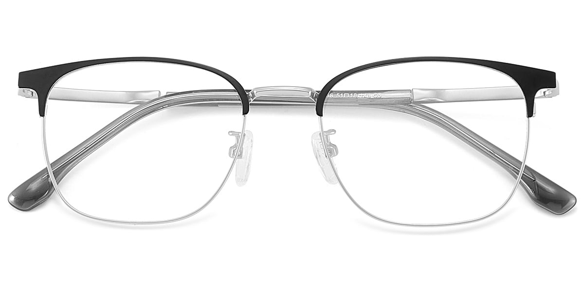 Acetate Square Browline Reading Glasses RF9258