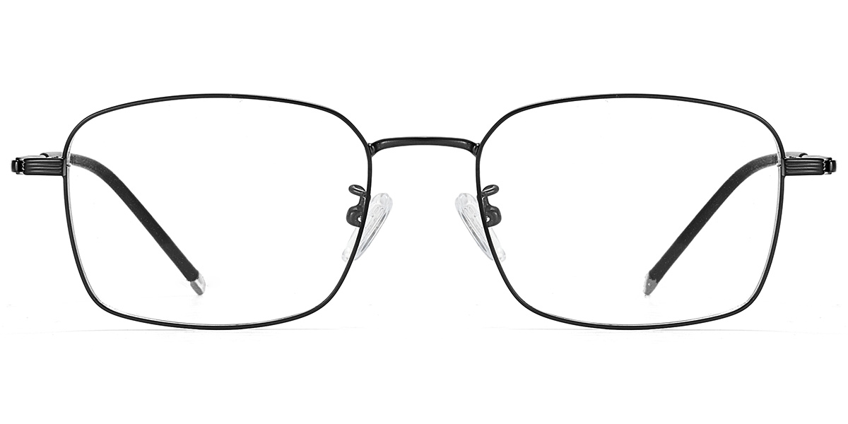 Acetate Rectangle Reading Glasses black