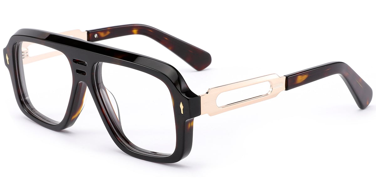 Acetate Square Reading Glasses tortoiseshell