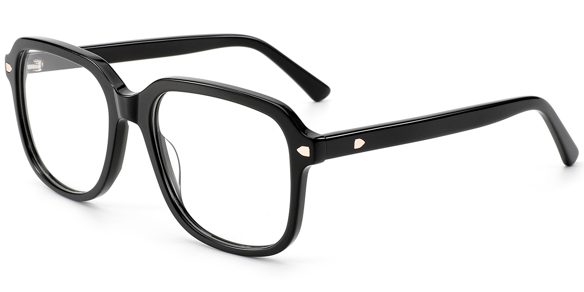 Acetate Square Reading Glasses black