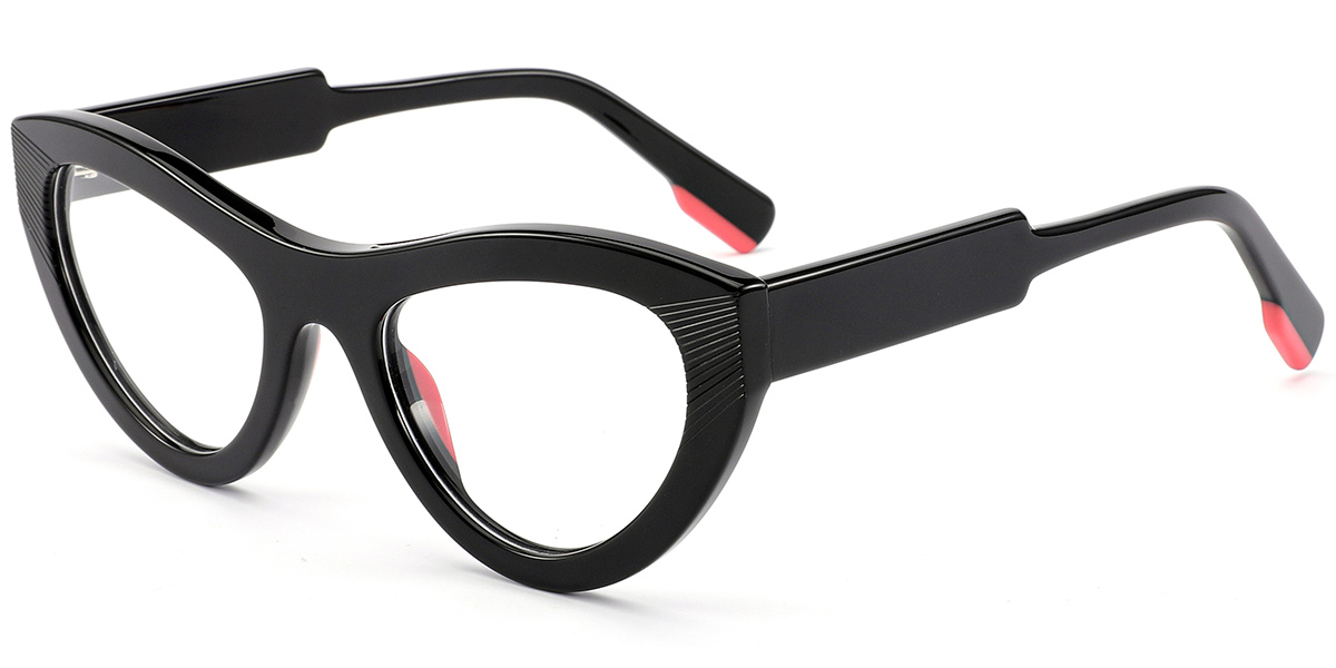 Acetate Cat Eye Reading Glasses black
