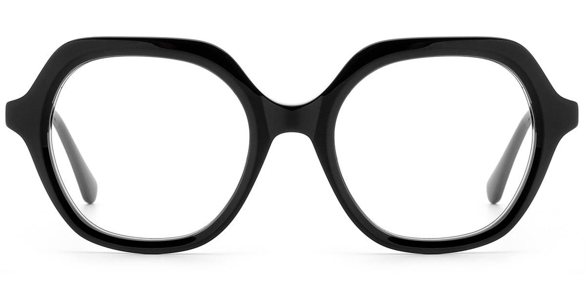 Acetate Square Reading Glasses black