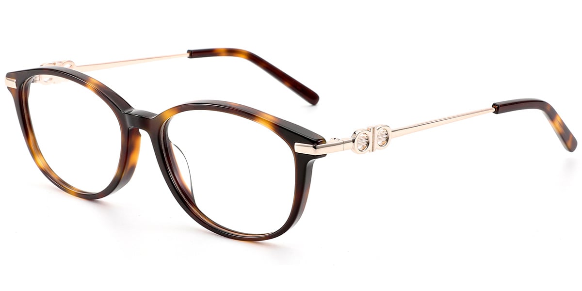 Acetate Oval Reading Glasses tortoiseshell